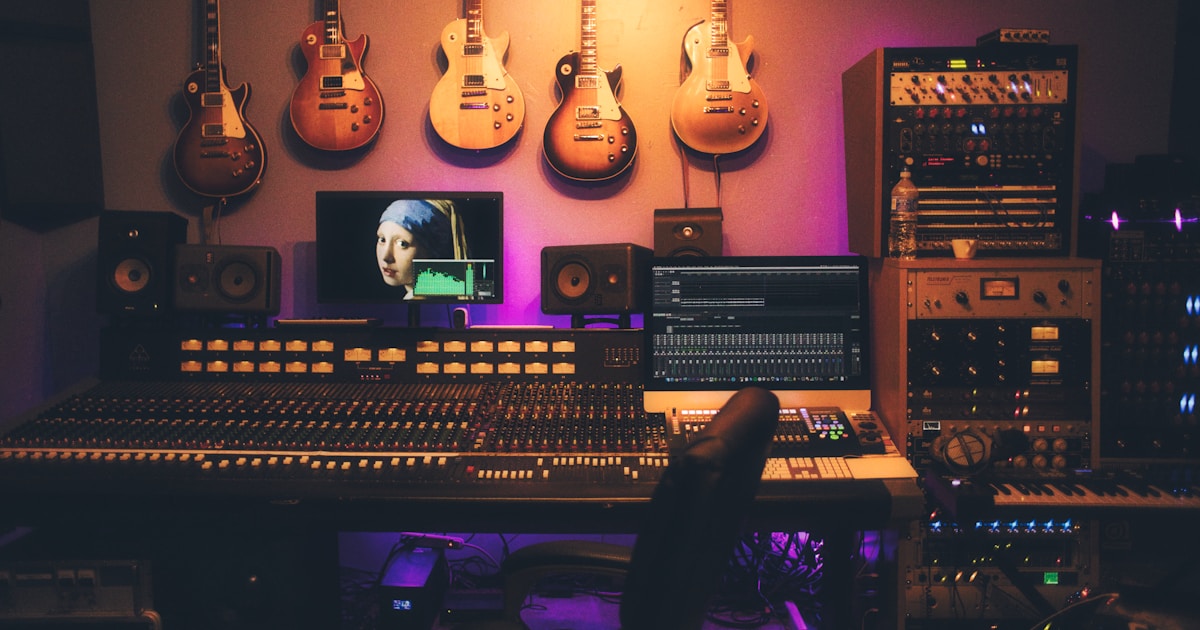 Music studio and sound creation