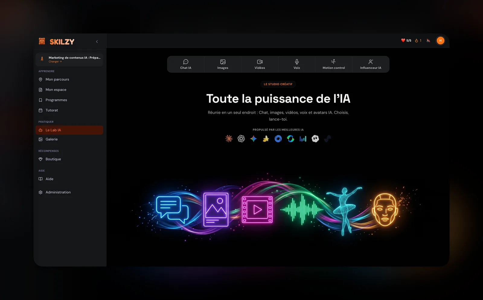 Crée des vidéos IA parlantes,