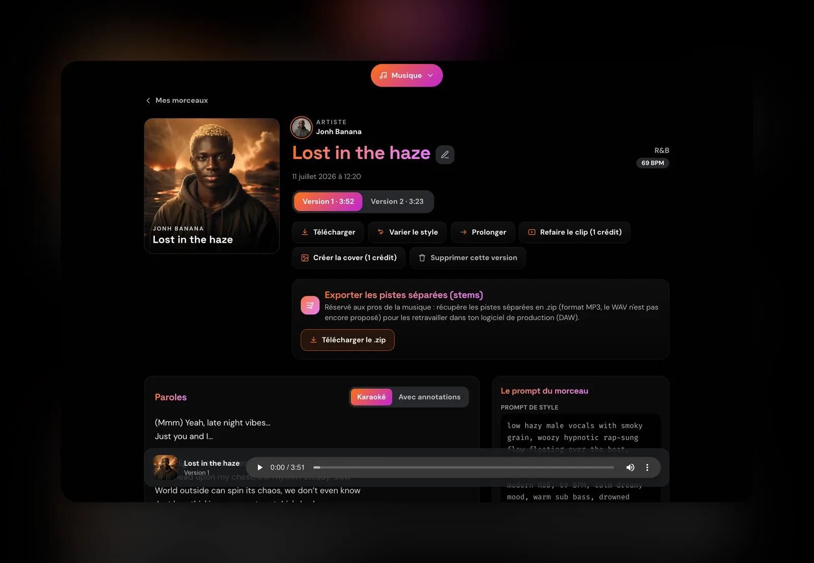 Tu canción, lista para publicar